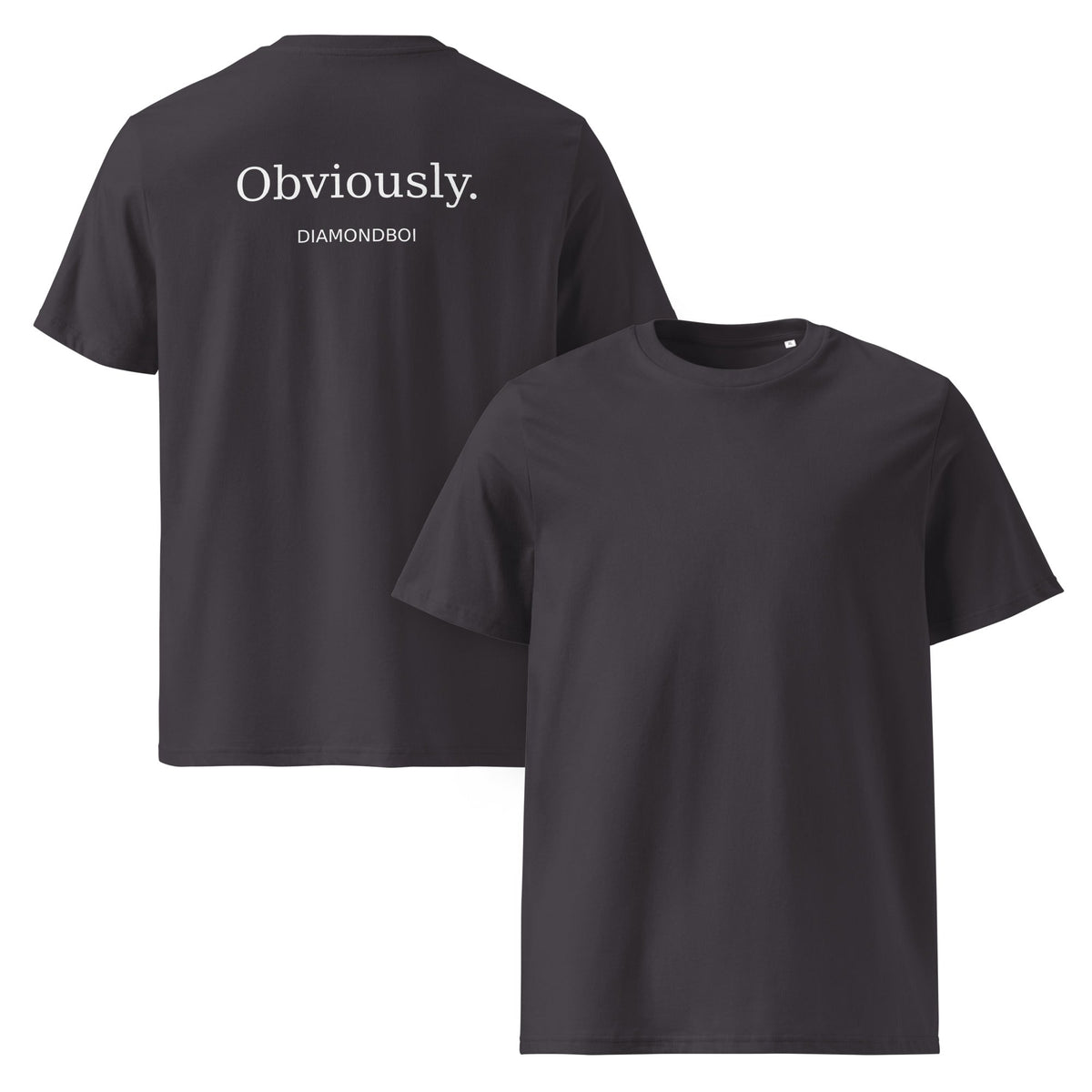 "Obviously" organic cotton t-shirt – view 3 of 9