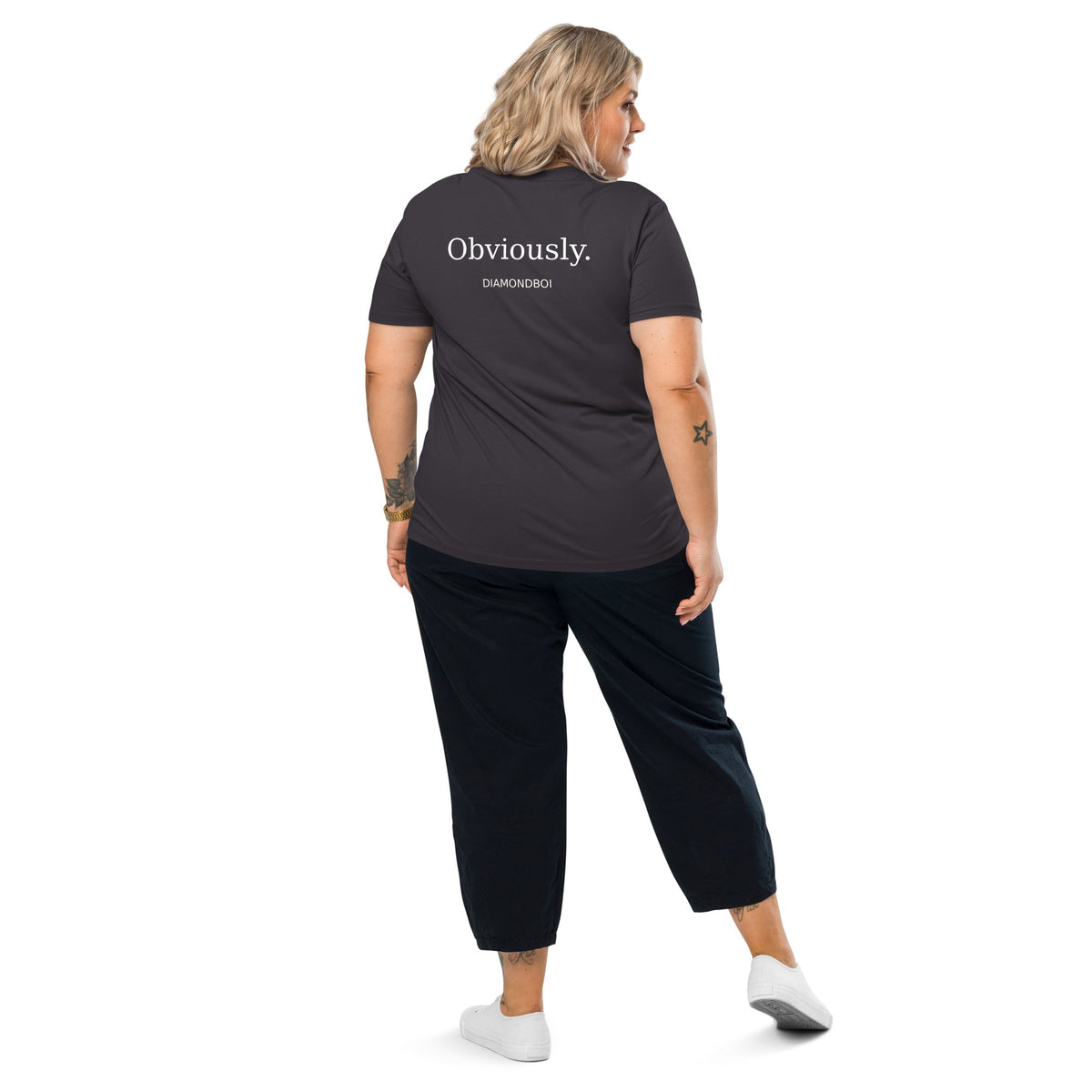 "Obviously" organic cotton t-shirt – view 7 of 9