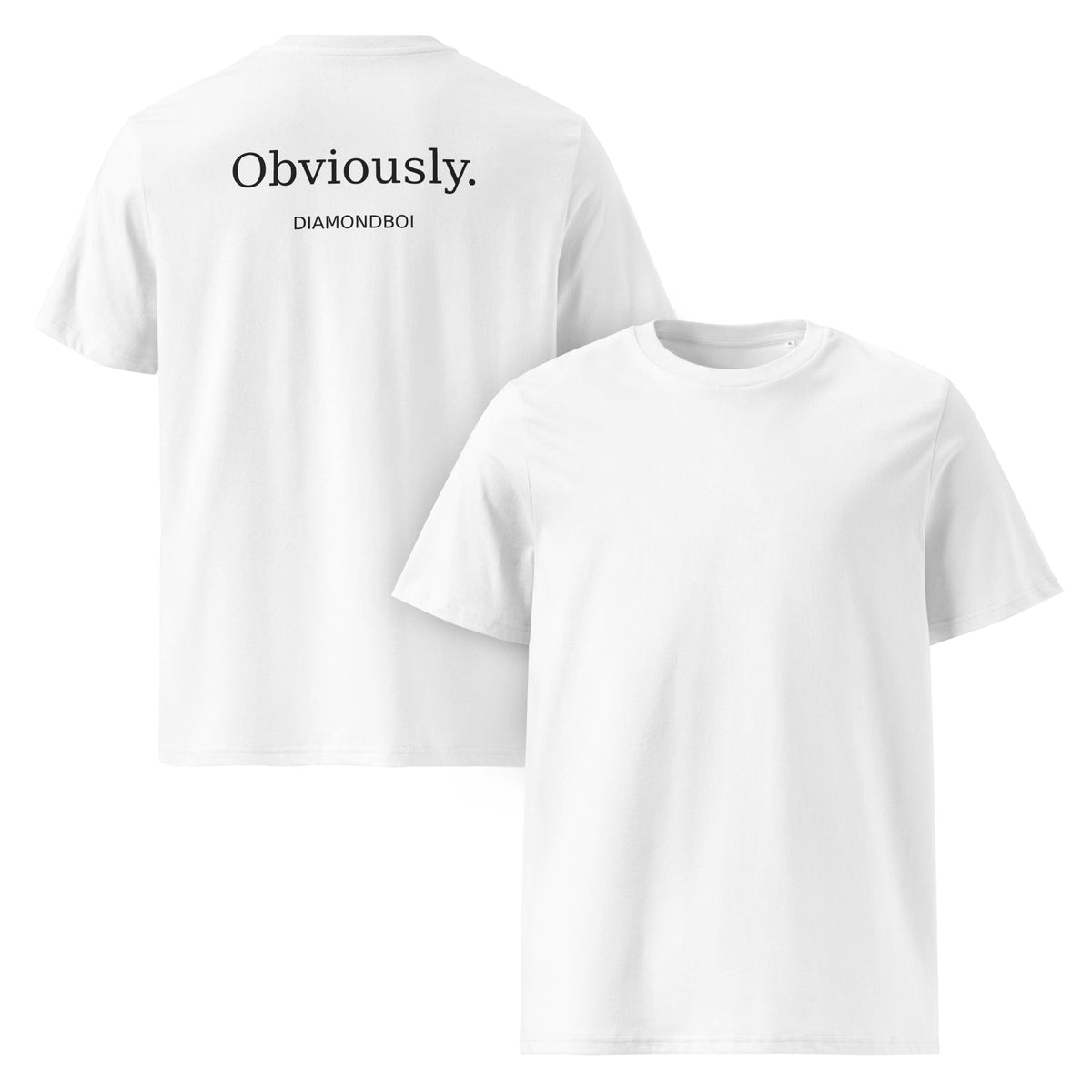 "Obviously" organic cotton t-shirt – view 6 of 15
