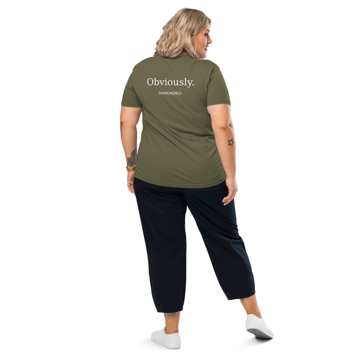 "Obviously" organic cotton t-shirt – view 9 of 9