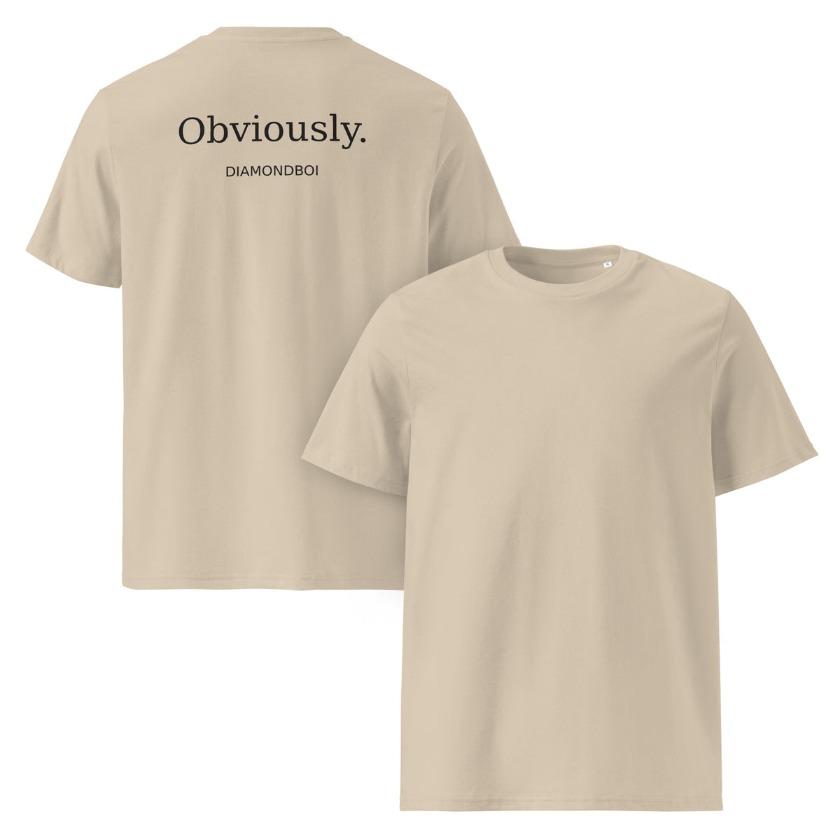 "Obviously" organic cotton t-shirt – view 3 of 15
