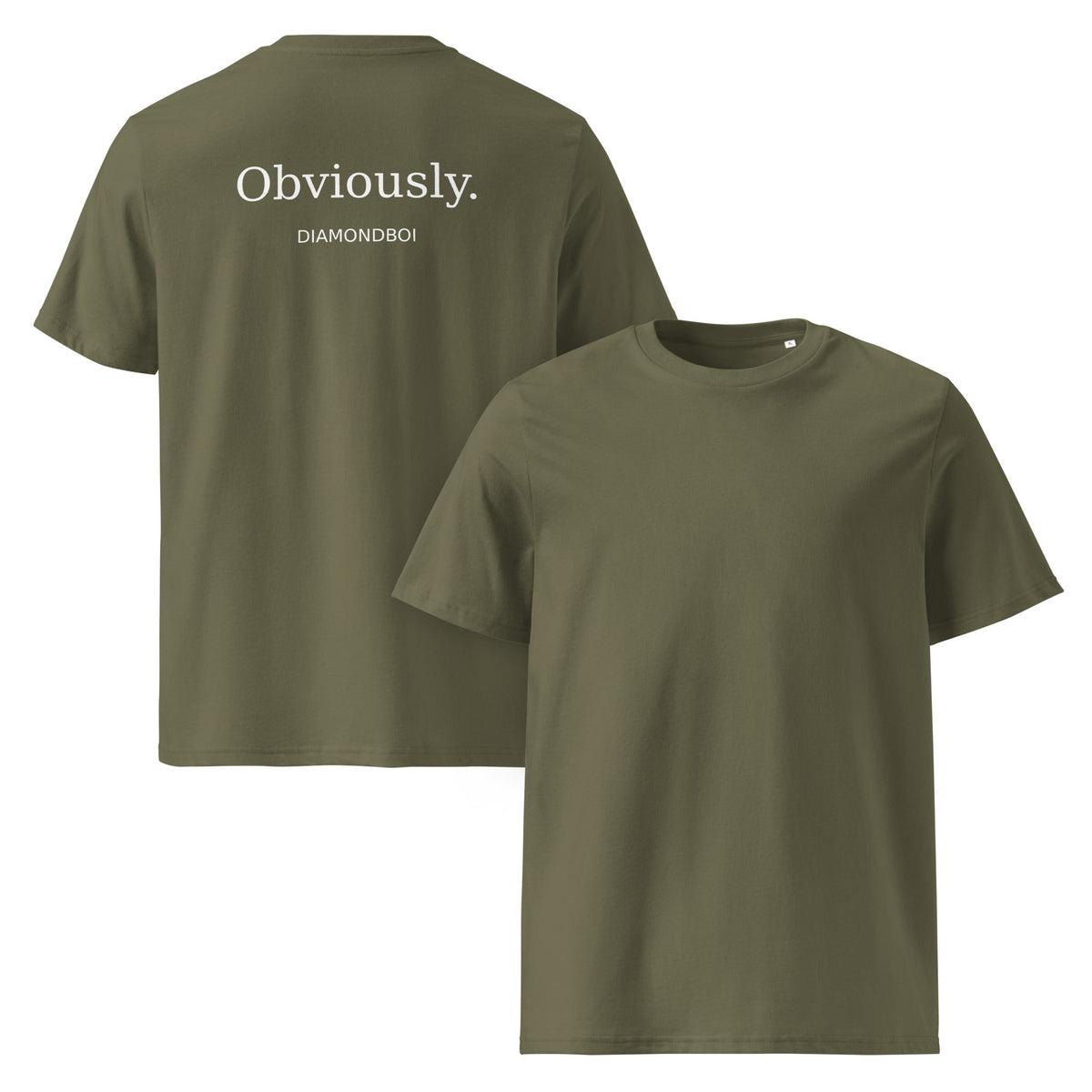 "Obviously" organic cotton t-shirt – view 4 of 9