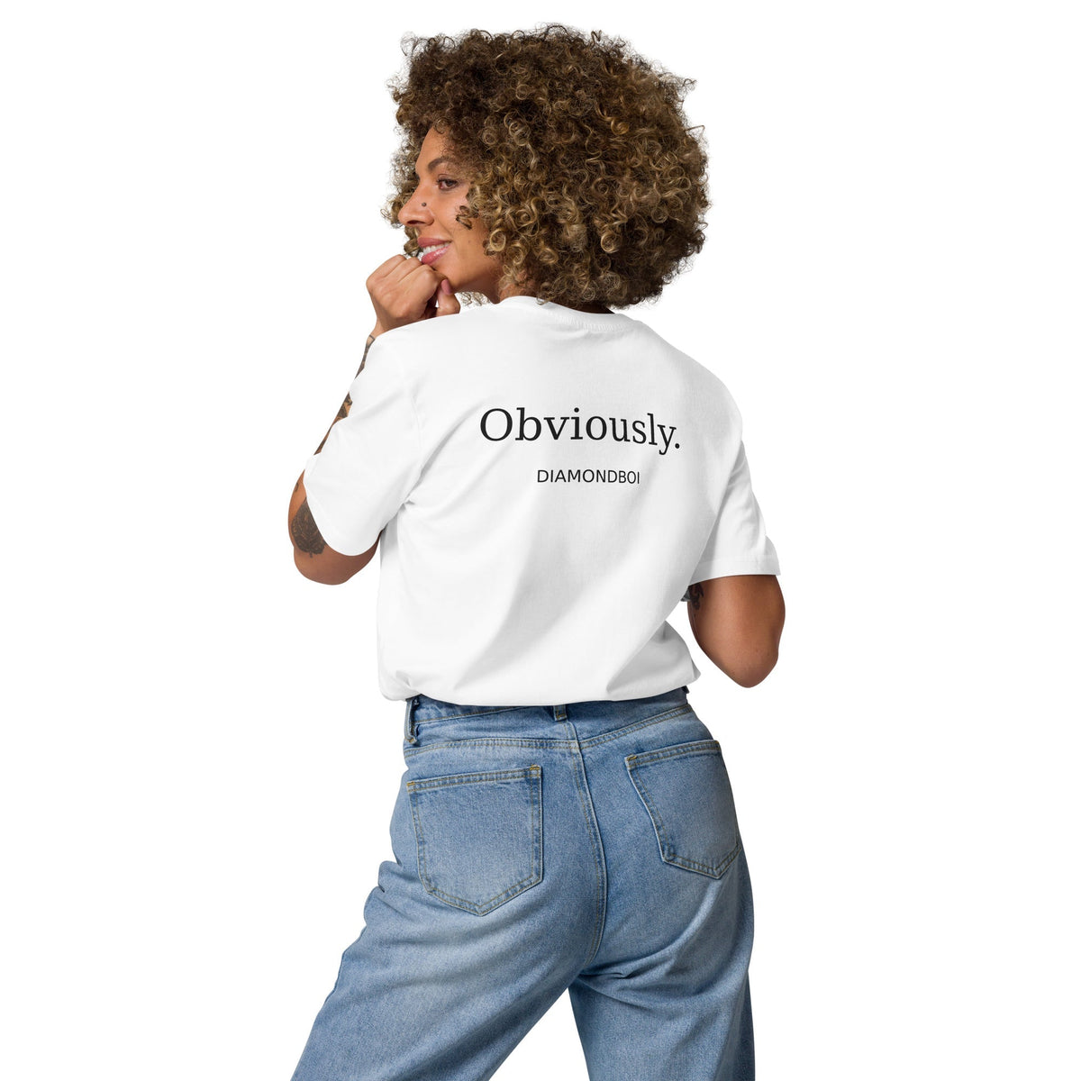 "Obviously" organic cotton t-shirt – view 1 of 15