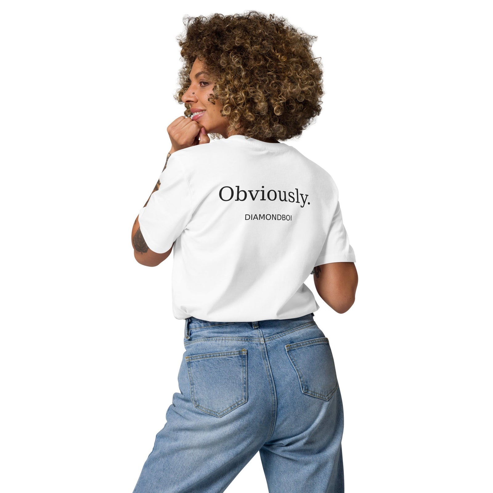 "Obviously" organic cotton t-shirt – view 1 of 15