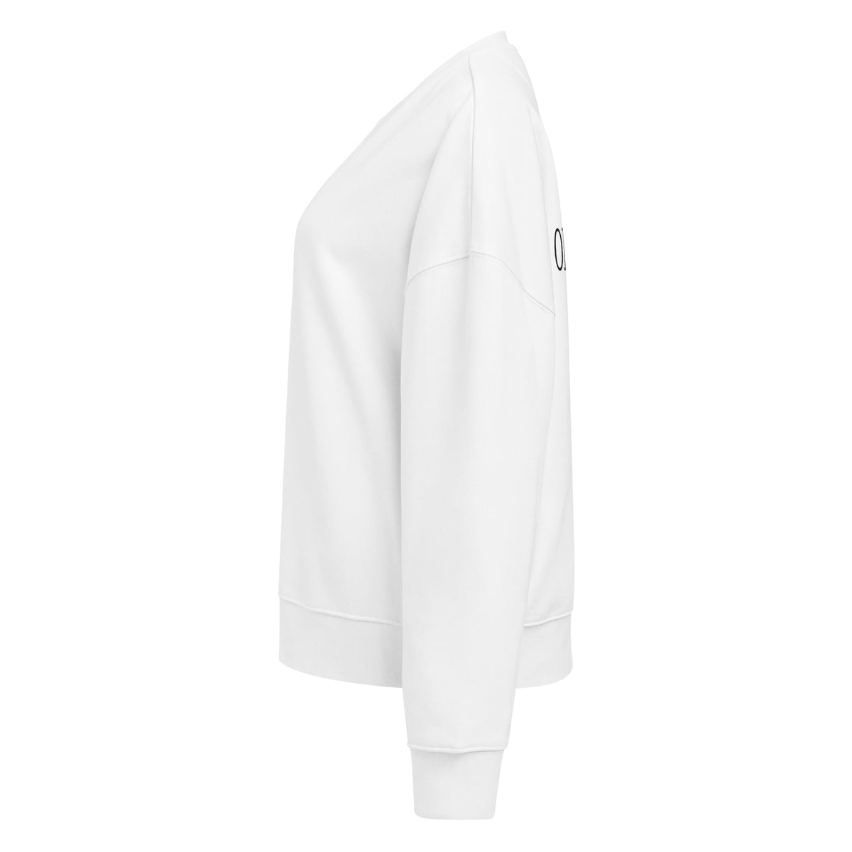 "Obviously" Women’s organic crew neck sweatshirt – view 7 of 8