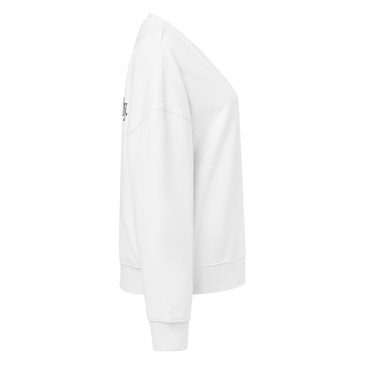 "Obviously" Women’s organic crew neck sweatshirt – view 8 of 8