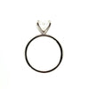Oval Cut Diamond 1.50MM Solitaire Design- Choice of.50ct /.80ct / 1.00ct or 1.20ct Centre Diamond - Hidden Halo Reverse