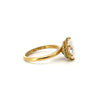 Oval Cut Diamond 6-Prong Vintage and Wrap Around Reverse Halo Design- Choice of.50ct /.80ct / 1.00ct or 1.20ct Centre