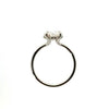 Oval Cut Diamond Reverse Halo Design- Choice of.50ct /.80ct / 1.00ct or 1.20ct Centre Diamond - Hidden Halo Reverse