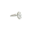 Oval Cut Lab Diamond - diamondboi Hidden Halo & Italian Pave Design - Available in 1.00ct - 7.00ct - Hidden Halo