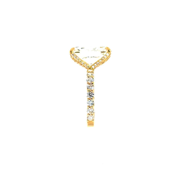 Oval Cut Lab Diamond Engagement Ring | Round Diamond Illusion Setting ...
