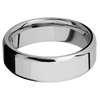 Palladium Silver + Polish Polish Finish - 7 mm wide Beveled Palladium Silver band. - Custom