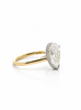 Pear Cut Lab Diamond Engagement Ring | 1.80MM Tube Shabk | Cathedral | Reverse Halo - Lab Engagement Ring