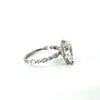 Pear Shape Lab Diamond - Marquise-Round Diamond & Diamond Prong Design - Available in 1.00ct - 7.00ct - Lab Engagement