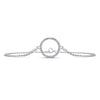Perfect Circle Diamond Adjustable Bracelet- Choice of Natural or Lab Diamonds -.24ct Total Weight - Lab or Natural