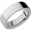Platinum + Bead Finish - PLAT7FSIDEETERNITYDIA.01BEAD - Custom
