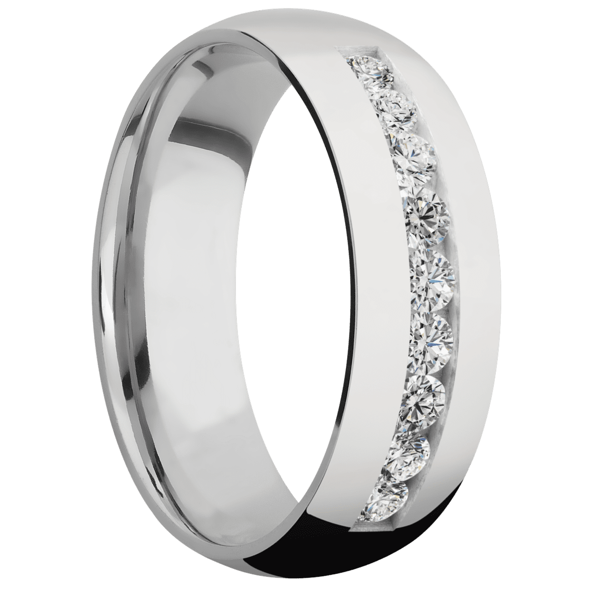 Platinum + Polish Finish - PLAT7DLABDIA(ST)9X.07CH-P - Custom