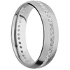 Platinum + Satin Finish - PLAT6DETERNITYLABDIA.015BEAD-IS - Custom