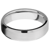 Platinum + Satin Polish Finish - 6 mm wide Beveled Platinum band. - Custom