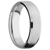 Platinum + Satin Polish Finish - 6 mm wide Beveled Platinum band. - Custom