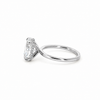 Portuguese Cut Oval Lab Diamond Engagement Ring | 1.80MM Tube Shank | Reverse Halo - Lab Engagement Ring