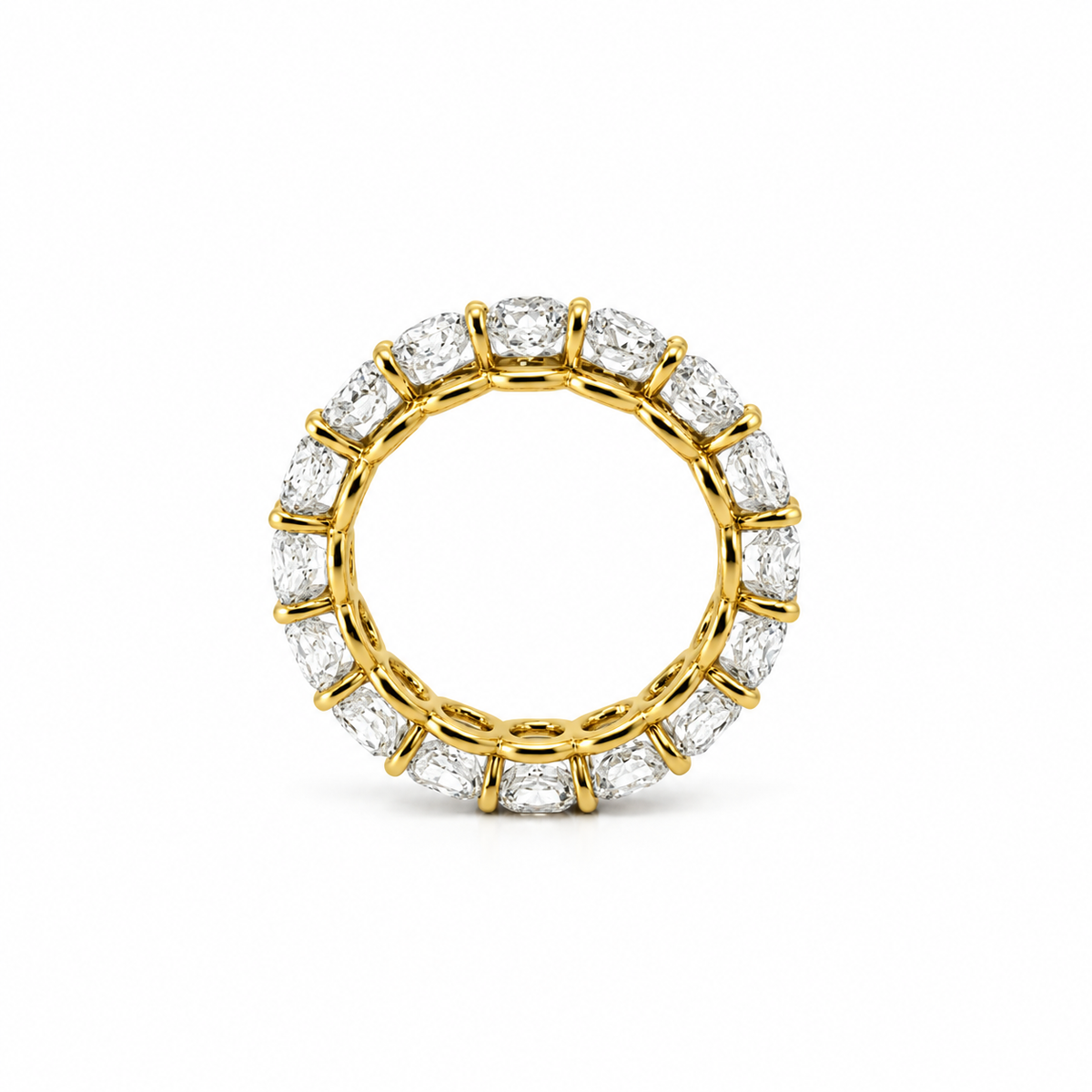 Portuguese Cut Round Eternity Band |.30ct Each | Lab Diamonds - Lab / Natural Eternity Band