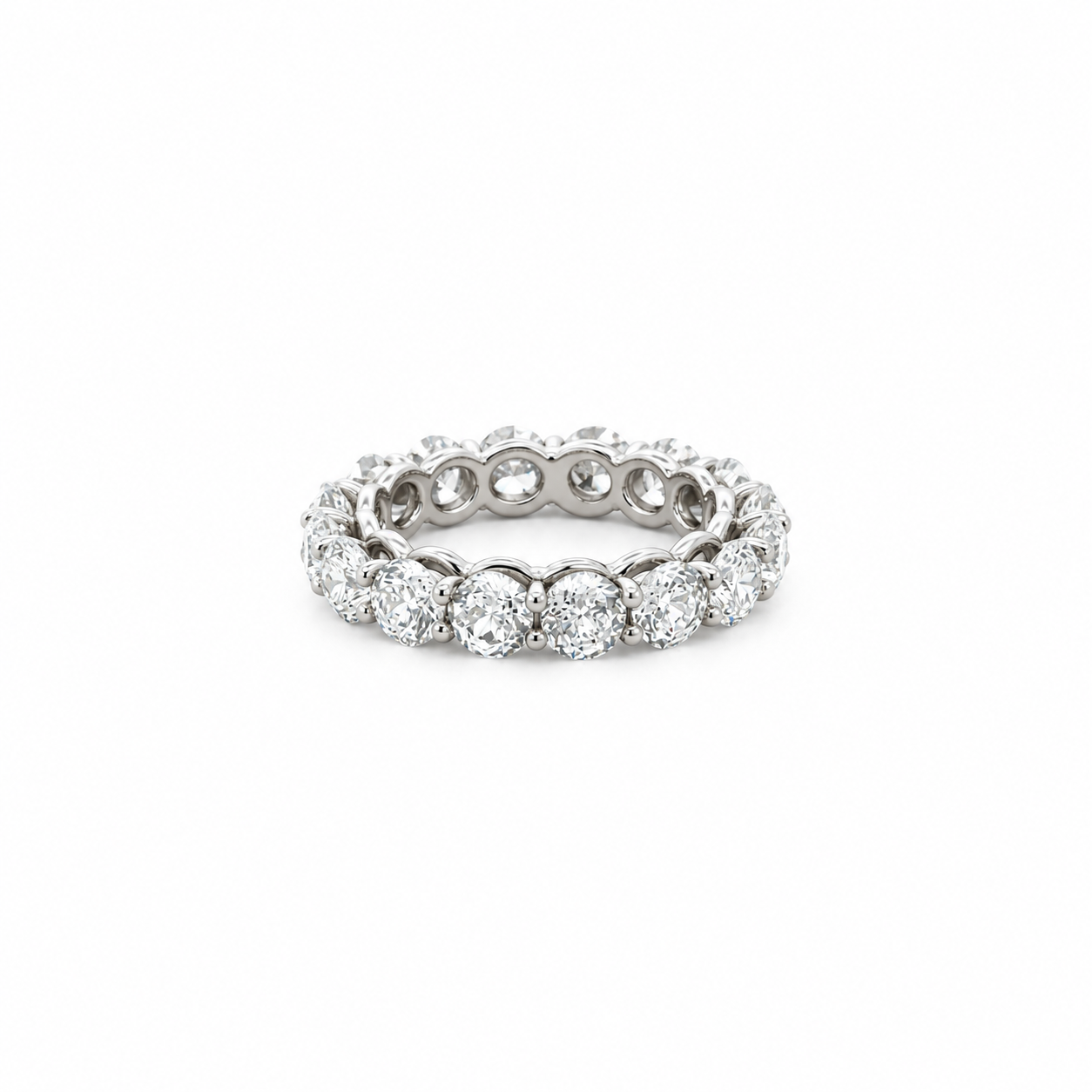 Portuguese Cut Round Eternity Band – view 1 of 4
