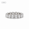 Portuguese Cut Round Eternity Band |.30ct Each | Lab Diamonds - Wedding Band
