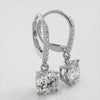 Brilliant Diamond Drop Earrings- Choice of Lab or Natural Diamonds - .48ct TW to 1.50ct TW