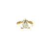 diamondboi Signature Cut Initial Ring - 1.50MM Tube Fashion Ring - YELLOW GOLD / Choice of 1.00ct or 2.00ct