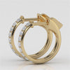 Brilliant Cut Huggie Diamond Hoops - Choice of Yellow or White Gold - .45ct TW