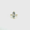Marquise Cut Natural Diamond – Graduated Cigar Band 4MM to 2.50MM – Reverse Halo – Cathedral – video