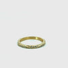 Ladies flowing ribbon milgrain diamond wedding band, .30ct TW – video