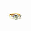 Square Cushion Cut Natural Diamond – Marquise Side Diamonds – video