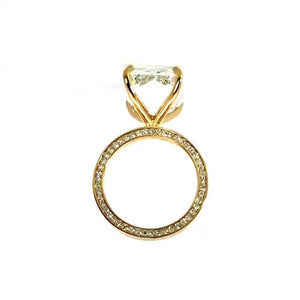 Radiant Cut Natural Diamond – 2MM Cigar Band with Diamonds on Edge – video