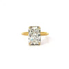 Radiant Cut Natural Diamond – Wrap-Around Reverse Halo – video