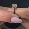Elongated Cushion Knife-Edge Solitaire – Petal Prong Setting – video