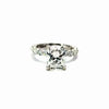 Elongated Cushion Natural Diamond – Shared Bead Shank – video