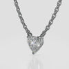 Heart Diamond Solitaire Pendant - Available in .25ct to 2.00ct