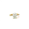 Elongated Cushion Cut Natural Diamond – Wrap-Around Reverse Halo – video