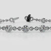 Diamond And Chain Link Bracelet- Choice of Natural or Lab Diamonds - .91ct to 4.50ct Total Weight