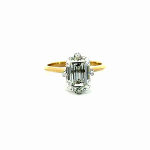 Emerald Cut Natural Diamond – 1.50MM Knife Edge Design – video