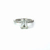 Emerald Cut Lab Diamond- Diamond Encrusted Prongs - Available in 1.00ct - 7.00ct