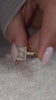 Radiant Cut Natural Diamond – 1/4 Diamond Shank with Reverse Halo – video