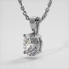 Oval Shaped Classic Diamond Pendant- Choice of Natural or Lab Diamonds - .50ct to 1.00ct