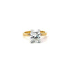 Elongated Cushion Cut Lab Diamond - 2MM Cigar Band - Available in 1.00ct - 7.00ct