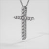 Timeless Cross Diamond Necklace - Choice of Natural or Lab Diamonds - .24ct to .96ct Total Weight