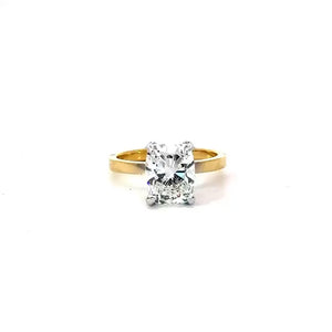 Elongated Cushion Cut Natural Diamond – 2MM Cigar Band – video