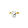 Elongated Cushion Cut Lab Diamond - Braid Shank- Available in 1.00ct -7.00ct