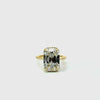 Elongated Old Mine Cut | 1.80MM Cathedral Tube Shank | Wrap-Around Reverse Halo